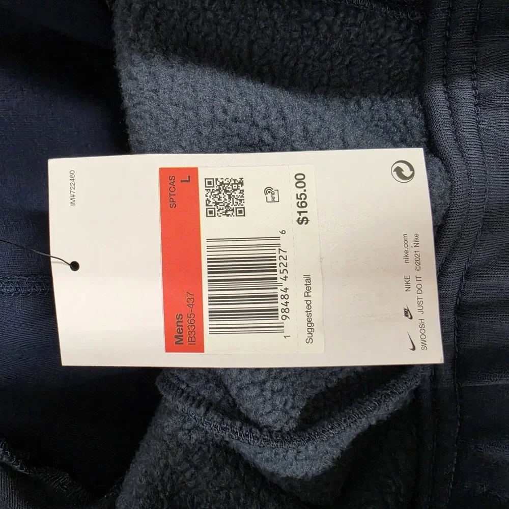 Nike Tech Boreas Knit Open-Hem Pants Thunder Blue IB3365 437 Men's Size Large